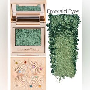 Charlotte Tilbury Green Eyeshadow Palette Metallic Shimmer